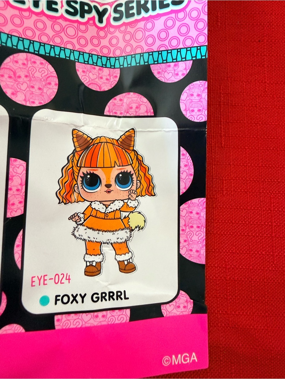 L.O.L. Surprise! Eye Spy Series Foxy Grrrl